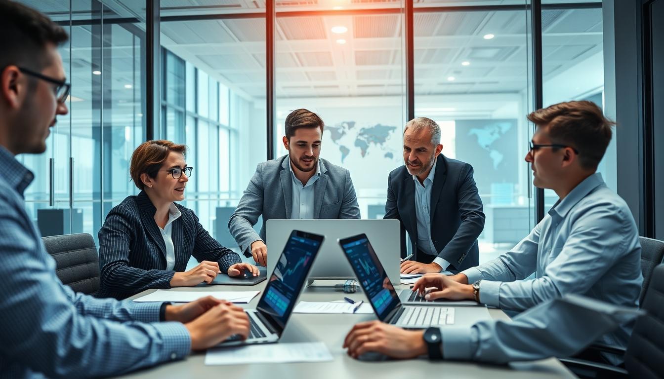 Enterprise software dashboards and business process automation